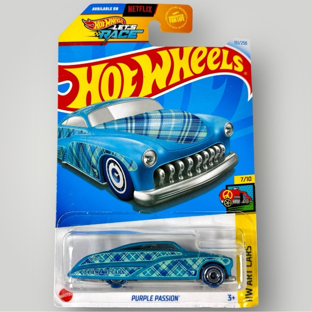 2024 Hot Wheels HW Art Cars Purple Pasion Treasure Hunt Blue NIB